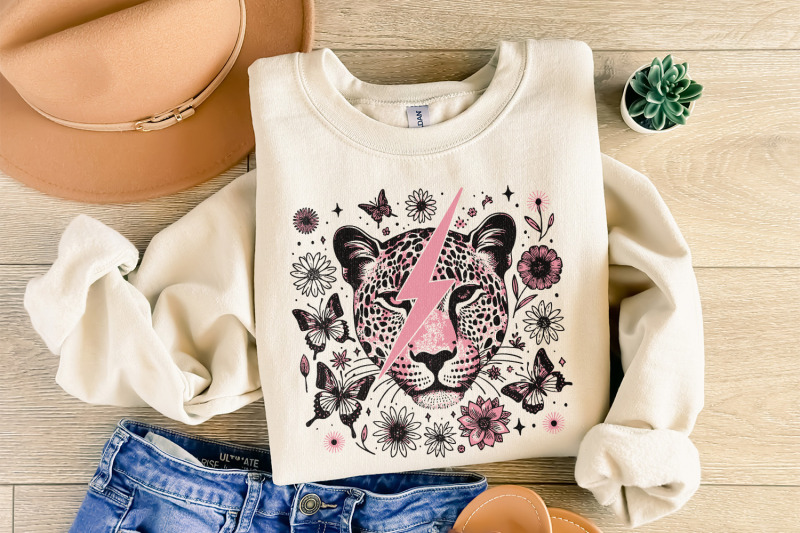 snow-leopard-png-retro-sublimation-digital-download-leopard-print
