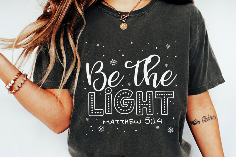 be-the-light-png-christian-christmas-cute-kids-christmas-png-retro