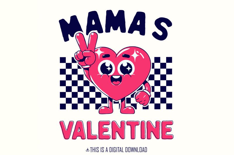 mama-039-s-valentine-png-valentines-day-png-retro-valentine-png-groovy