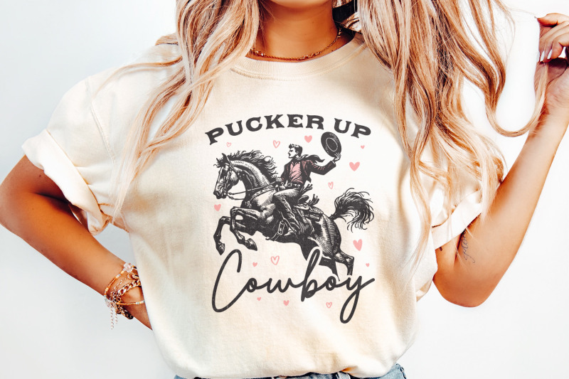 pucker-up-cowboy-png-western-valentines-png-retro-valentine-png-val
