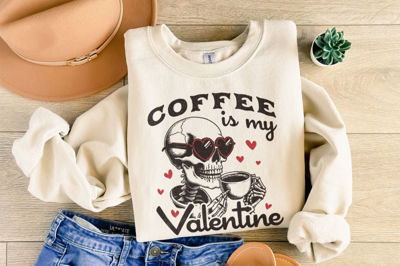 coffee-is-my-valentine-png-valentines-day-png-skeleton-png-funny-va
