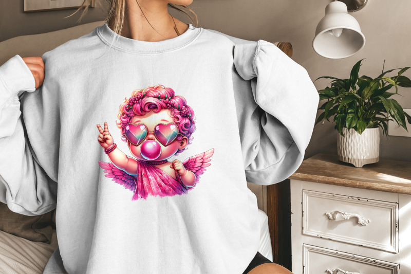 cupid-blowing-bubble-png-vintage-valentines-day-sublimation-download