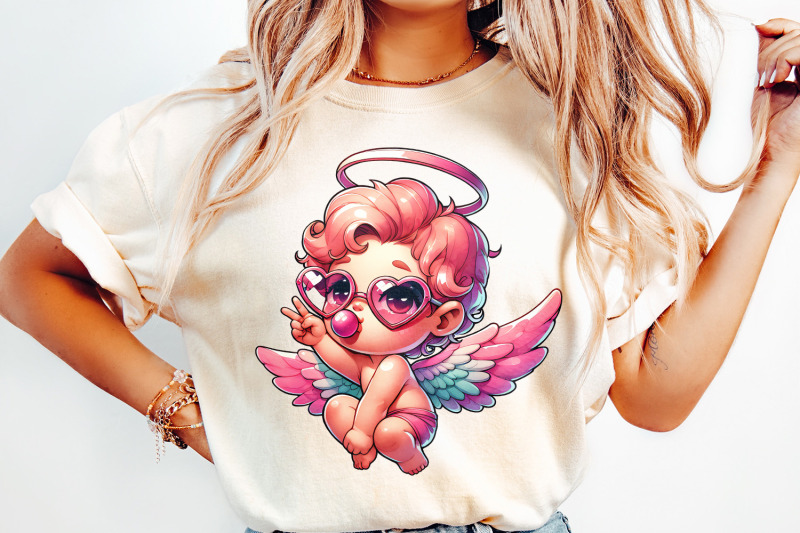 cupid-blowing-bubble-png-vintage-valentines-day-sublimation-download