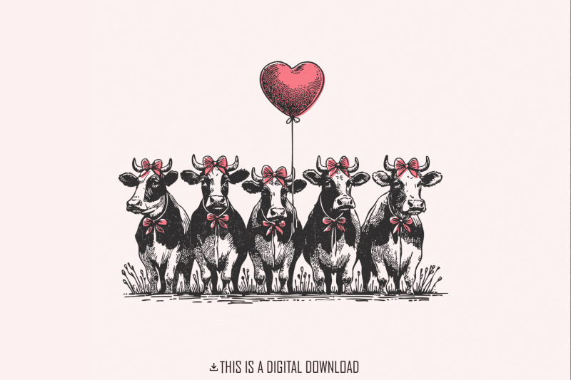 valentine-cows-png-valentine-039-s-day-png-retro-valentine-png-love-png