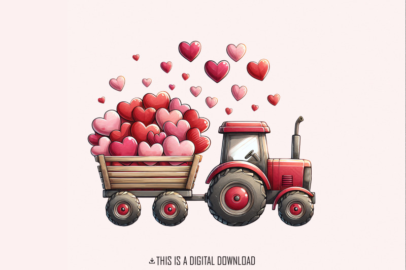 valentines-day-tractor-png-kids-valentine-digital-download-boys-vale