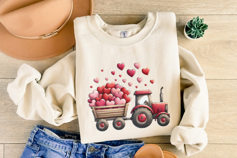 valentines-day-tractor-png-kids-valentine-digital-download-boys-vale