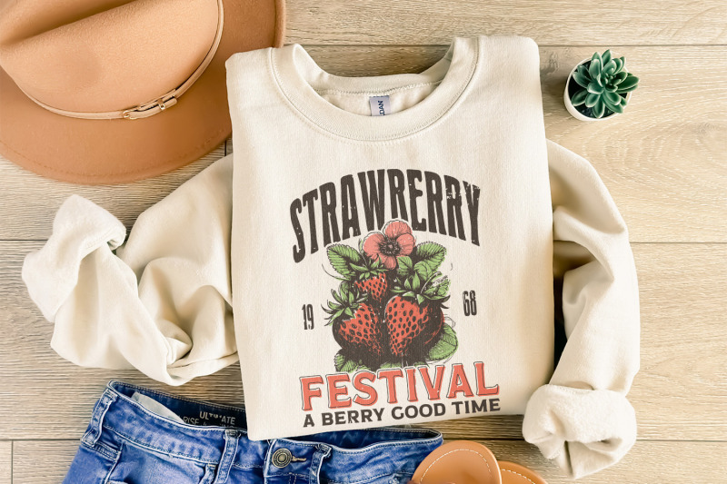 retro-strawberry-png-strawberry-sublimation-vintage-look-shirt-desig