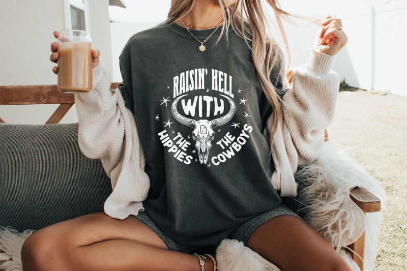 raisin-hell-with-the-hippies-and-the-cowboys-png-western-sublimation