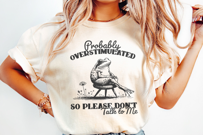 probably-overstimulated-png-trendy-frog-design-digital-download-fun