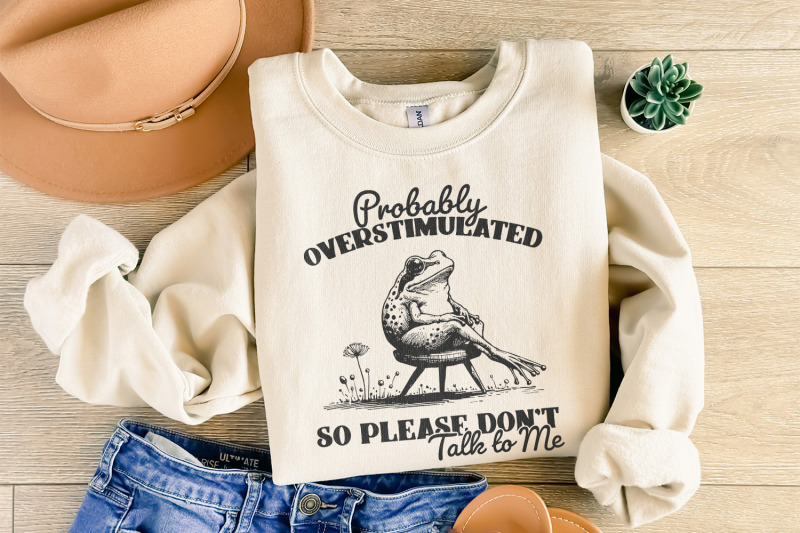 probably-overstimulated-png-trendy-frog-design-digital-download-fun