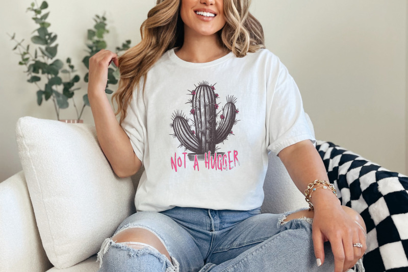 not-a-hugger-png-cactus-png-sublimation-design-download-retro-png