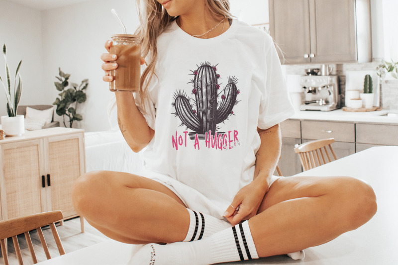 not-a-hugger-png-cactus-png-sublimation-design-download-retro-png