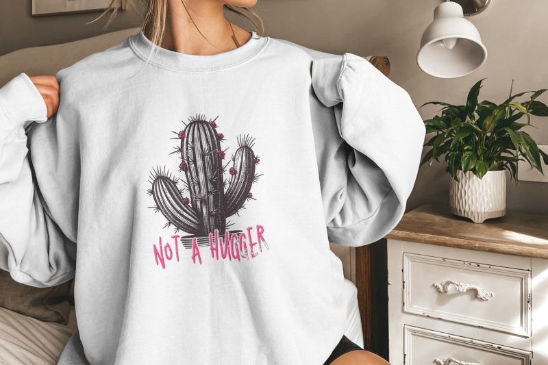 not-a-hugger-png-cactus-png-sublimation-design-download-retro-png