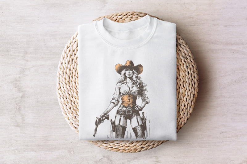 retro-hot-cowgirl-png-western-wild-west-digital-download-sexy-cowgir