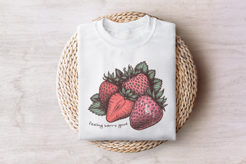 feeling-berry-good-png-strawberry-png-retro-png-shirt-design-vinta