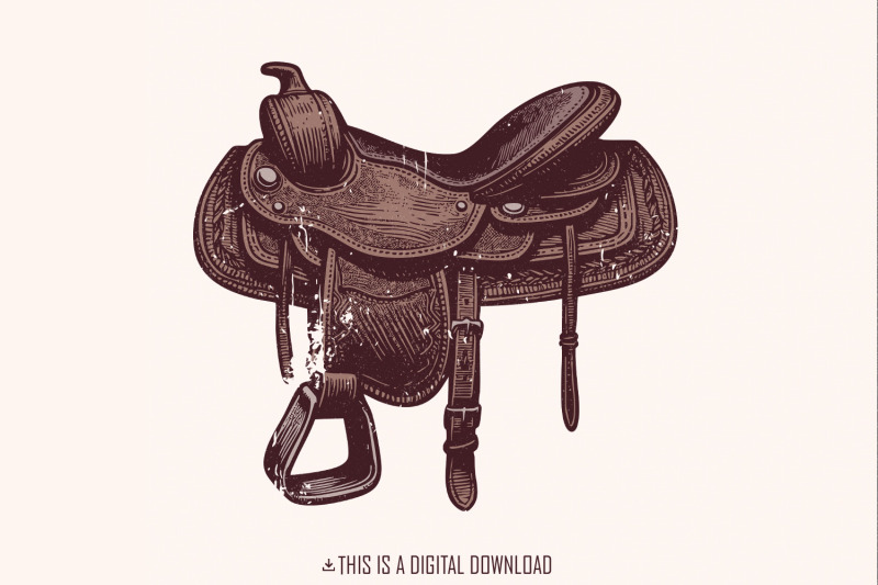western-saddle-png-vintage-western-png-cowgirl-shirt-print-retro-we