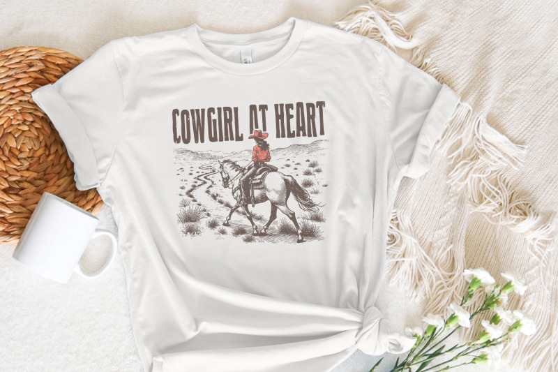western-cowgirl-png-western-valentines-png-cowgirl-t-shirt-png-retr