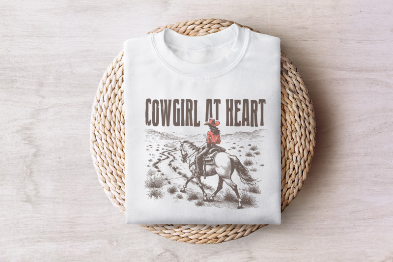 western-cowgirl-png-western-valentines-png-cowgirl-t-shirt-png-retr