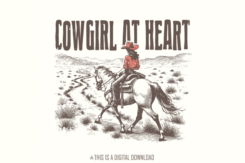 western-cowgirl-png-western-valentines-png-cowgirl-t-shirt-png-retr