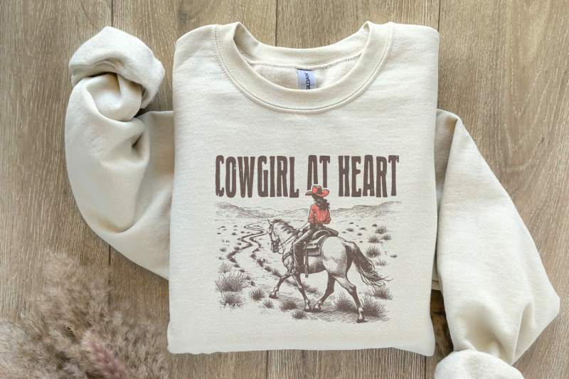 western-cowgirl-png-western-valentines-png-cowgirl-t-shirt-png-retr