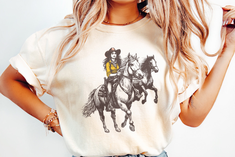 vintage-cowgirl-horse-western-png-retro-wild-horses-sublimation-inst