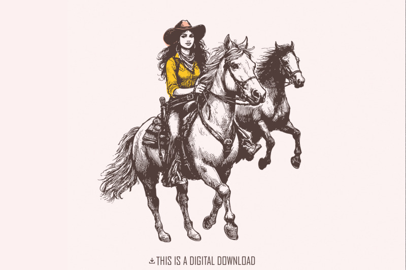 vintage-cowgirl-horse-western-png-retro-wild-horses-sublimation-inst