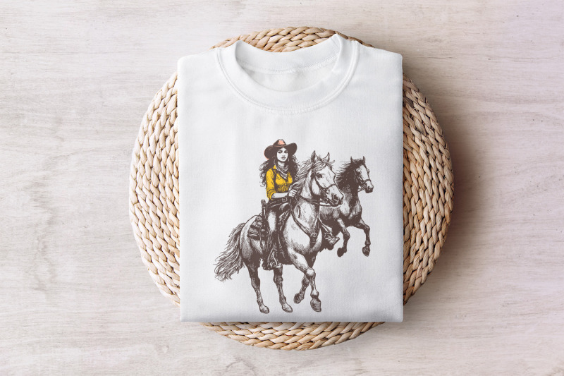 vintage-cowgirl-horse-western-png-retro-wild-horses-sublimation-inst