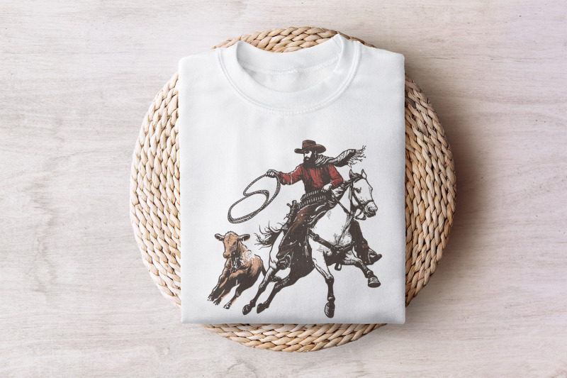 retro-cowboy-lasso-png-western-rodeo-art-vintage-cowboy-png-wild-we