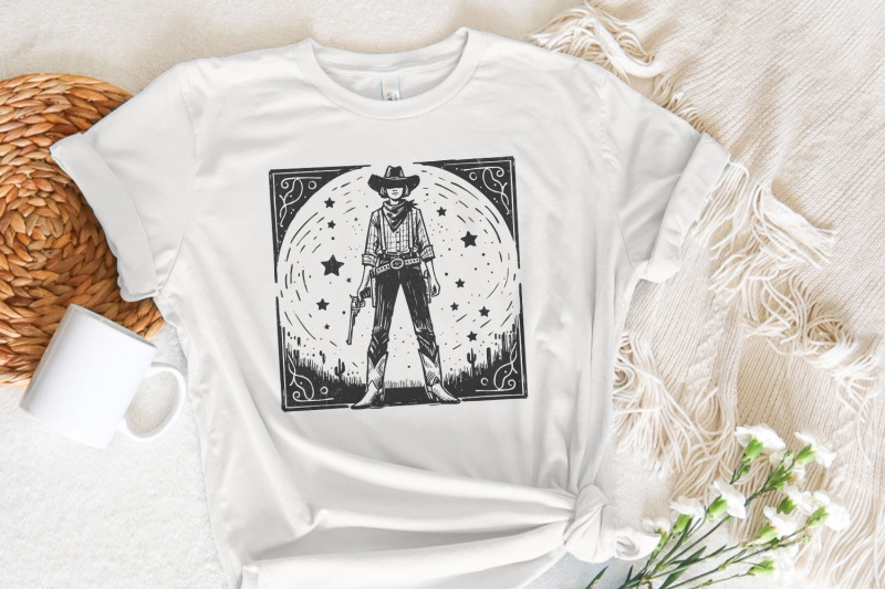 retro-cosmic-cowgirl-png-for-print-western-starry-night-png-space-co