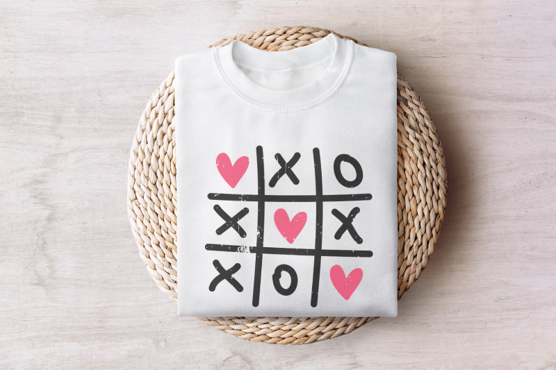 valentine-png-valentine-shirt-png-xoxo-png-tic-tac-toe-png-love-pn