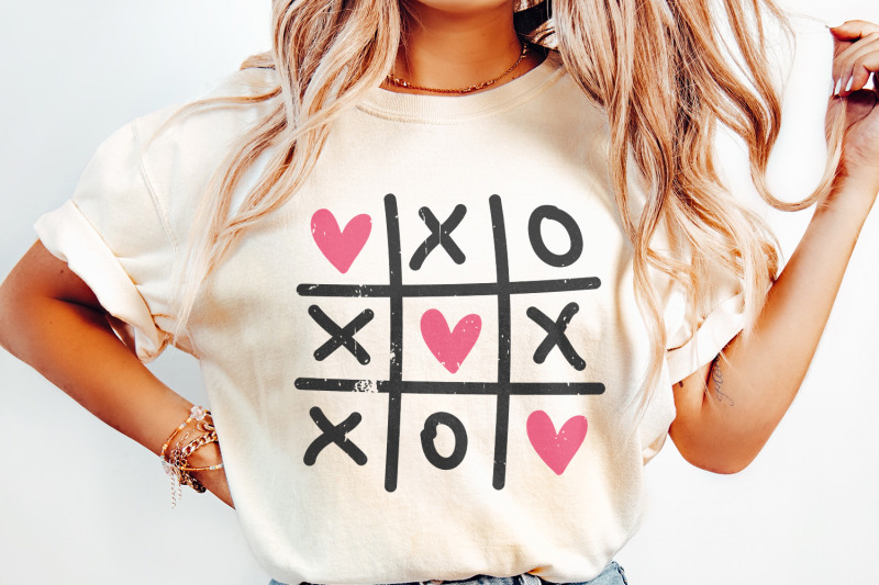 valentine-png-valentine-shirt-png-xoxo-png-tic-tac-toe-png-love-pn