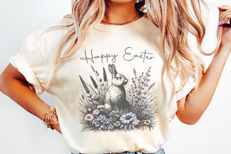 happy-easter-png-easter-png-bunny-png-floral-bunny-png-spring-png