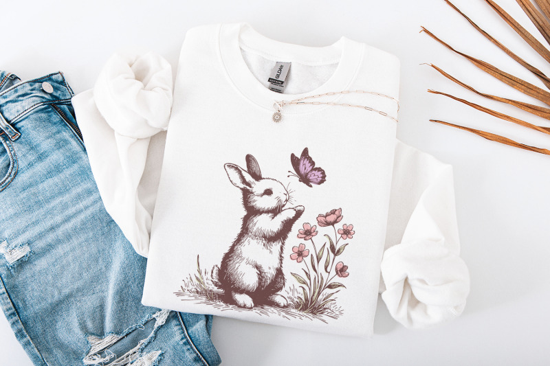 bunny-png-file-butterfly-png-design-rabbit-clipart-png-floral-bunny