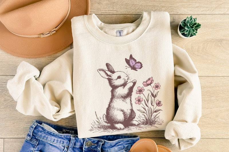 bunny-png-file-butterfly-png-design-rabbit-clipart-png-floral-bunny