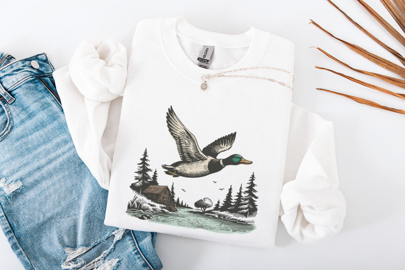 vintage-wild-duck-png-mallard-duck-clipart-duck-hunting-sublimation