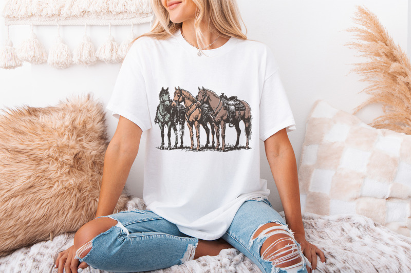 western-horse-png-western-sublimation-design-instant-download-horse