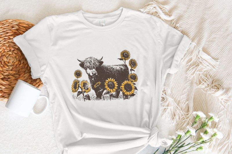 highland-cow-png-sunflowers-clipart-farm-animal-sublimation-design-c