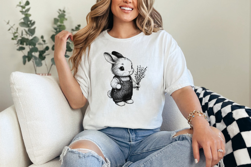 cute-bunny-botanical-png-bunny-clipart-easter-digital-download-flor