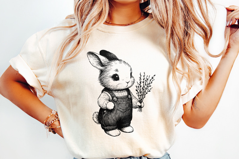 cute-bunny-botanical-png-bunny-clipart-easter-digital-download-flor