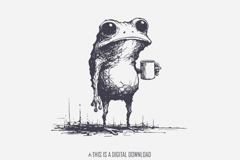 sarcastic-frog-with-coffee-cup-png-funny-animal-design-vintage-frog