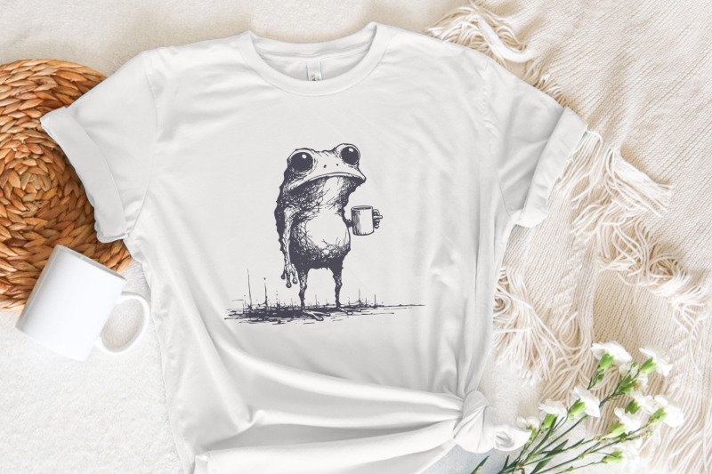 sarcastic-frog-with-coffee-cup-png-funny-animal-design-vintage-frog