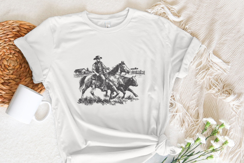 cowboy-horse-png-vintage-wrangler-png-retro-cowboy-art-western-rode