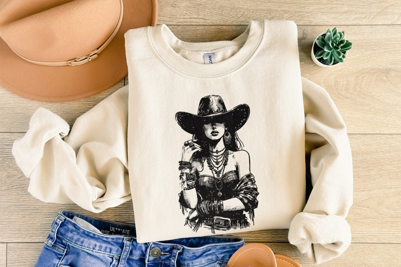 retro-sublimation-download-sublimation-png-digital-download-cowgirl