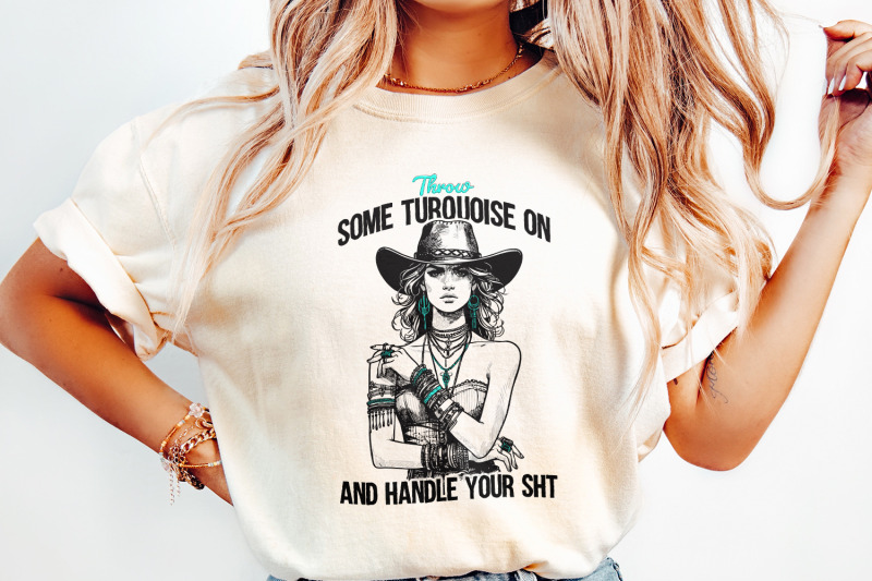 turquoise-png-western-png-sublimation-png-digital-download-cowgirl