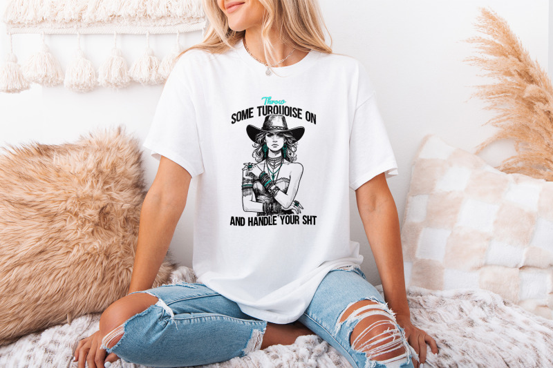turquoise-png-western-png-sublimation-png-digital-download-cowgirl