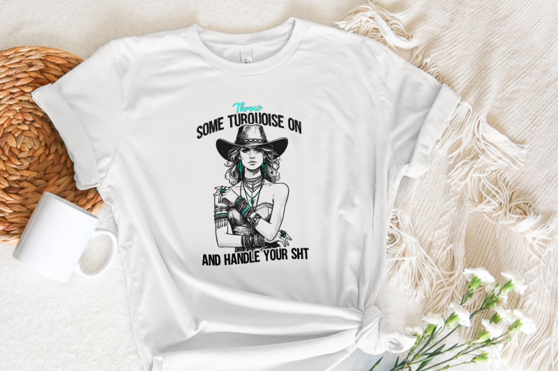 turquoise-png-western-png-sublimation-png-digital-download-cowgirl