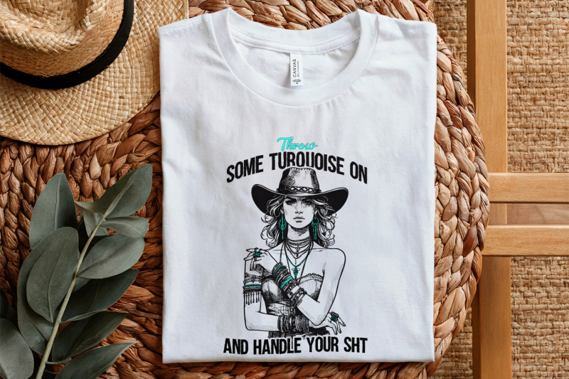 turquoise-png-western-png-sublimation-png-digital-download-cowgirl