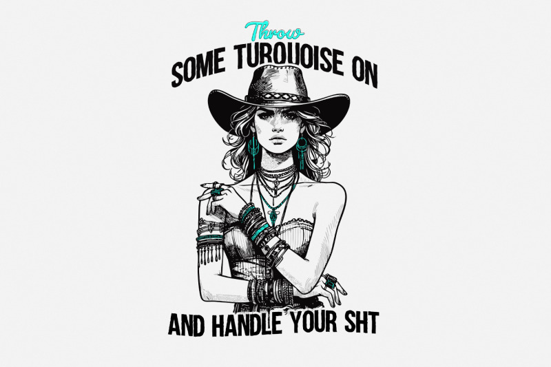 turquoise-png-western-png-sublimation-png-digital-download-cowgirl