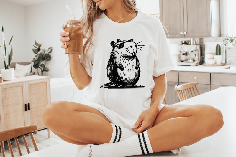 cool-and-funny-capybara-cute-retro-creature-quirky-capybara-design-p