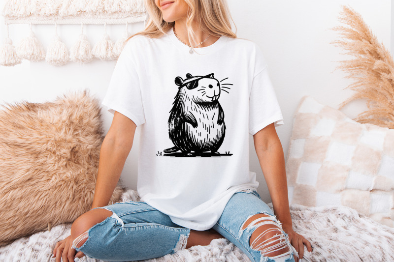 cool-and-funny-capybara-cute-retro-creature-quirky-capybara-design-p